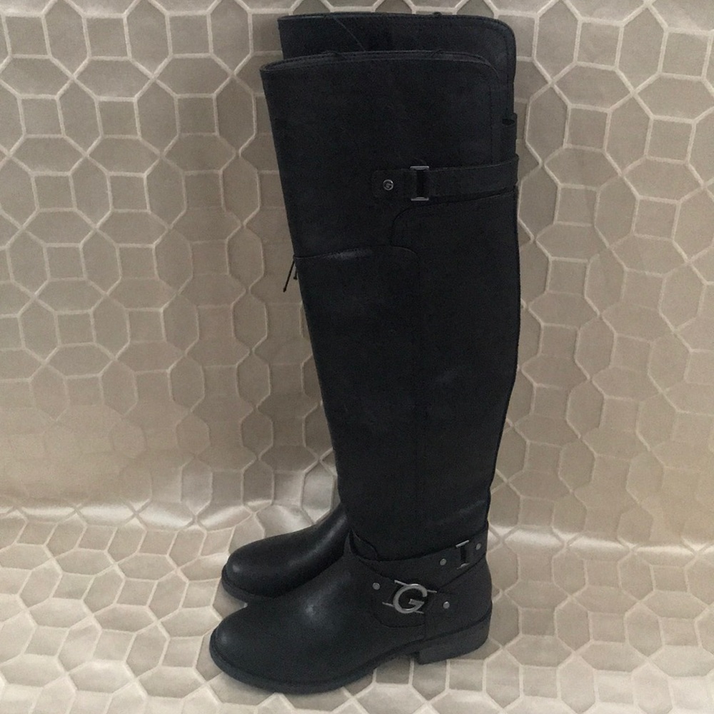 G by GUESS GGHANNY-R Riding Boots Black Size 5.5